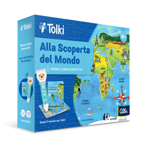 KIT LIBRO ALLA SCOPERTA DEL MONDO + PENNA INTERATTIVA