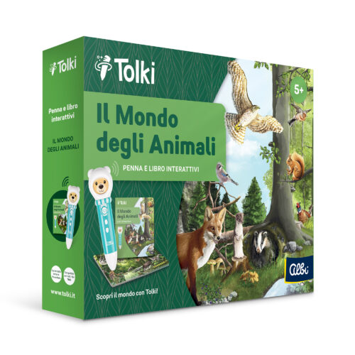 Kit libro il mondo degli animali + penna interattiva