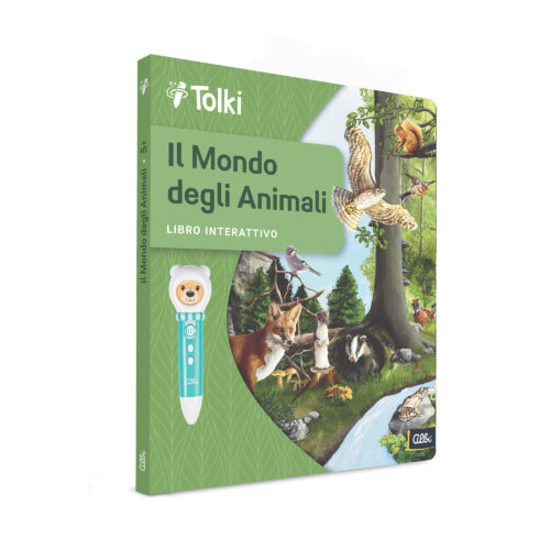 Libro interattivo viaggio nel regno animale penna non inclusa