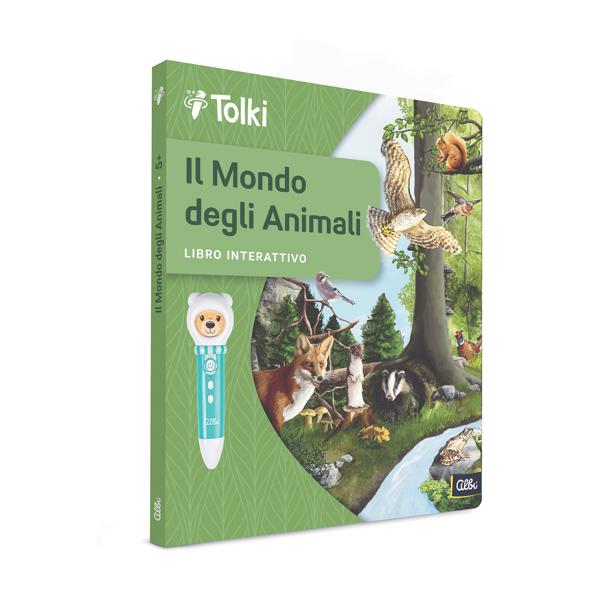 Libro interattivo viaggio nel regno animale penna non inclusa